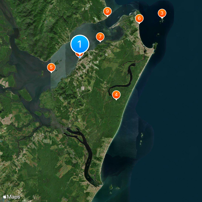 São Francisco do Sul Map