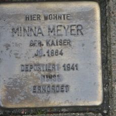 Stolperstein en memoria de Minna Meyer