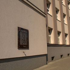 Pamětní deska v Zábřehu na budově městské knihovny