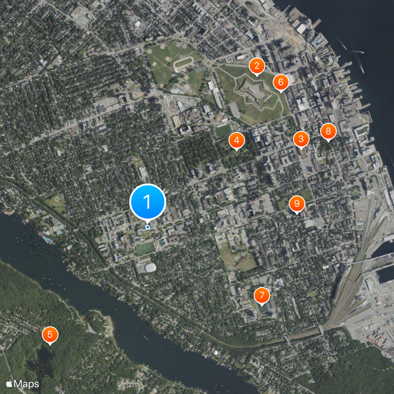 Dalhousie University Map
