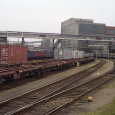 Vysoká lávka přes nákladní nádraží Paskov