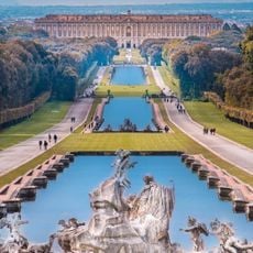 18th-Century Royal Palace at Caserta with the Park, the Aqueduct of Vanvitelli, and the San Leucio Complex