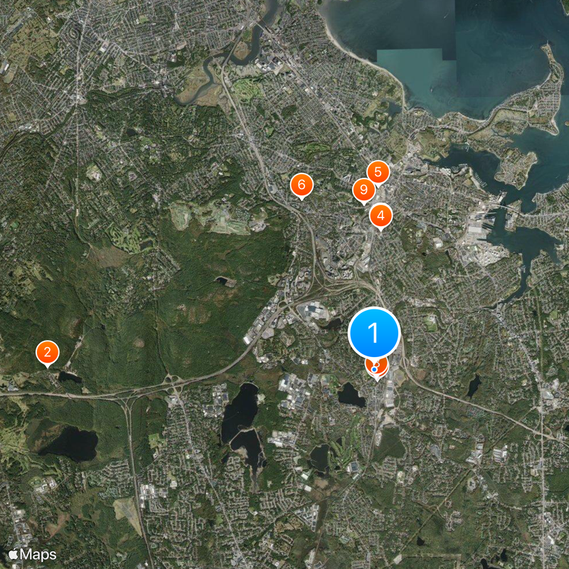 Thayer Academy Map
