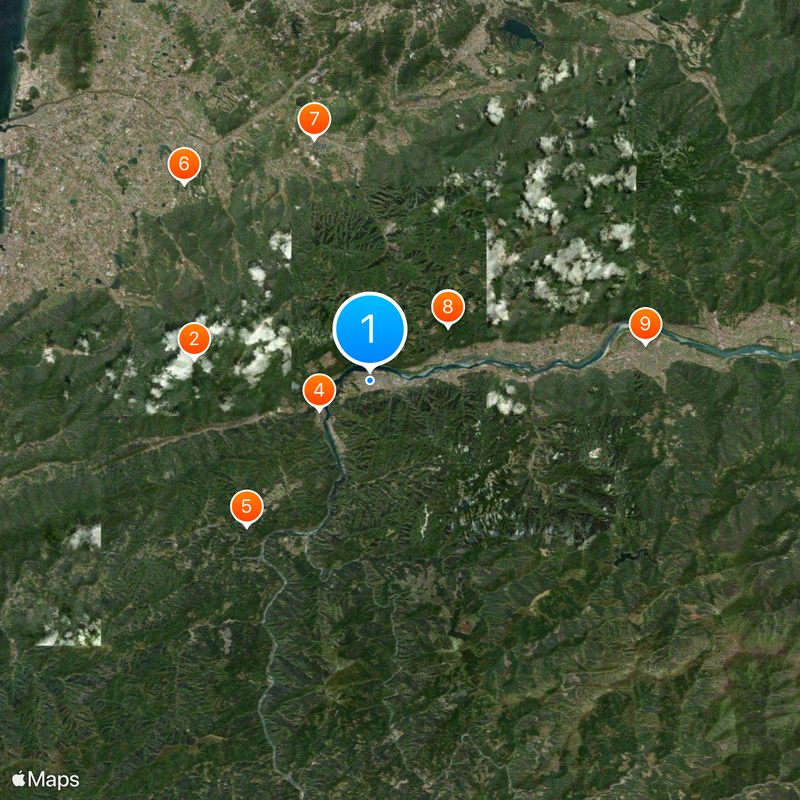 Awa-Ikeda Station Map