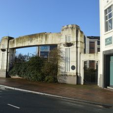 Entrance Gateway To Dock Office