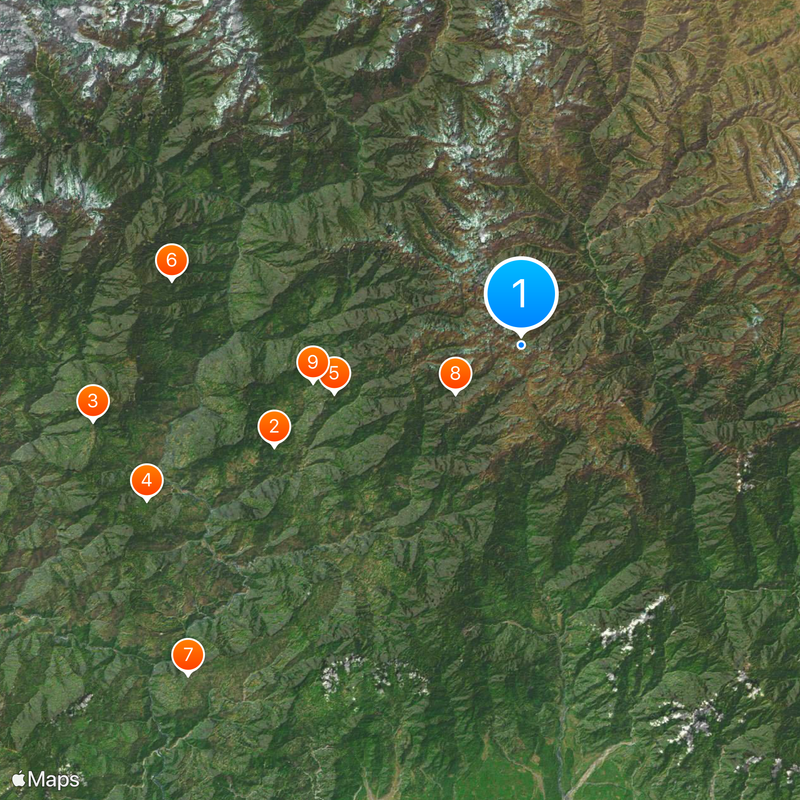 Nathu La Map