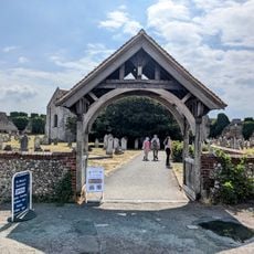 Lychgate At Entrance To St Mary's Churchyard