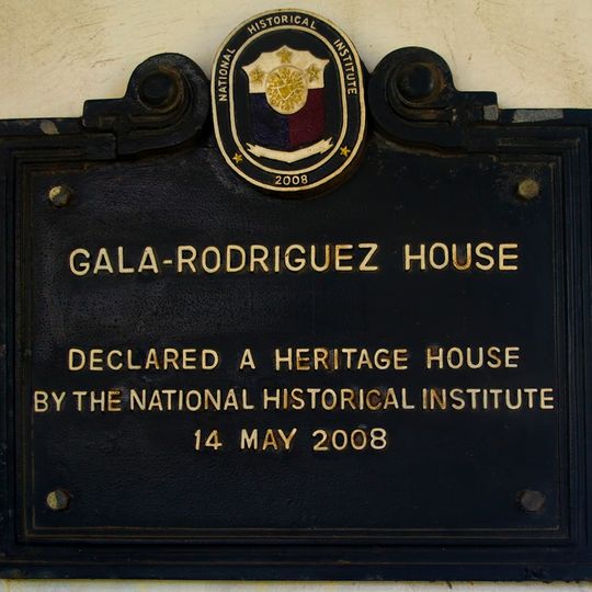 Gala-Rodriguez House historical marker