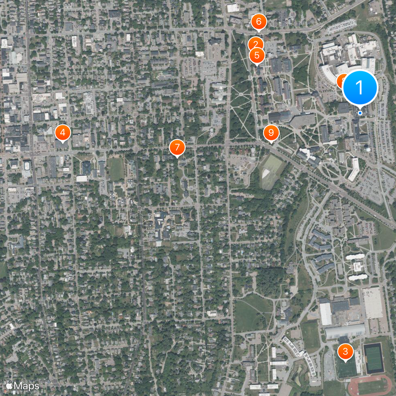 University of Vermont Map