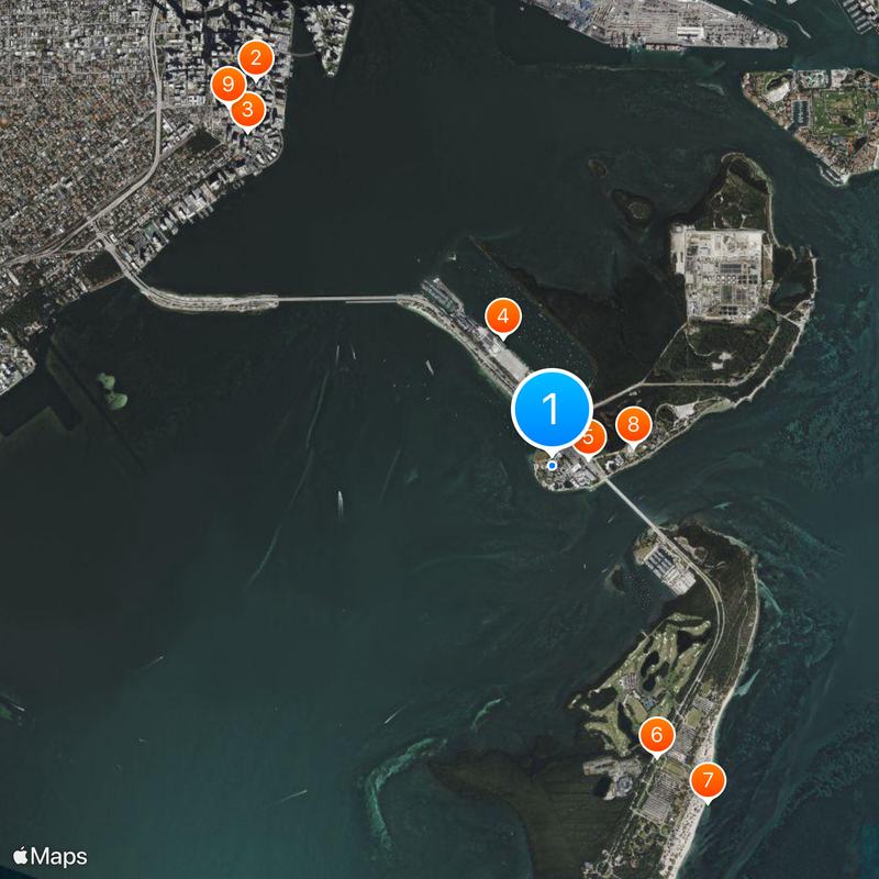 Miami Seaquarium Mapa