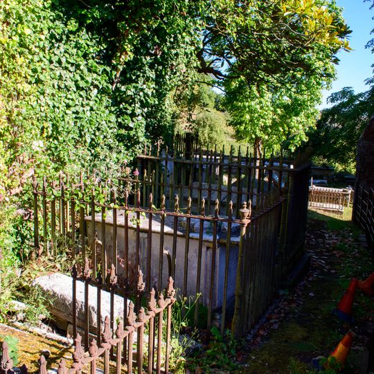 Group Of 3 Chest Tombs With Iron Railings Immediately East And North East Of The Chancel Of The Church Of St John The Baptist