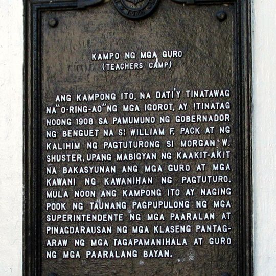 Camp of the Teachers historical marker