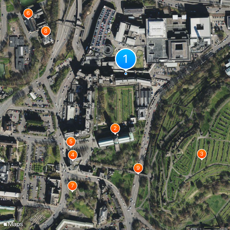 Glasgow Royal Infirmary Map