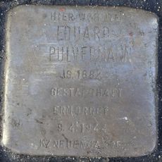 Stolperstein dedicated to Eduard Pulvermann