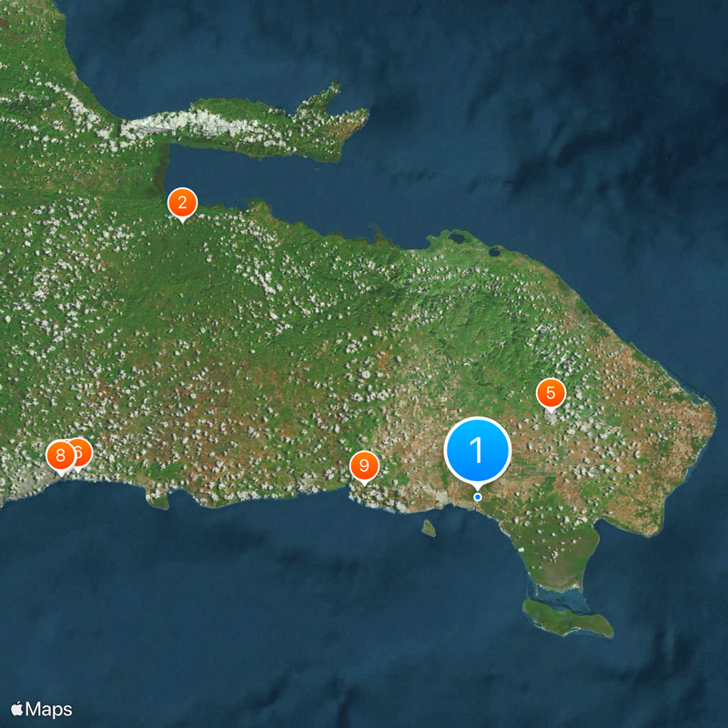 Altos de Chavón Mappa