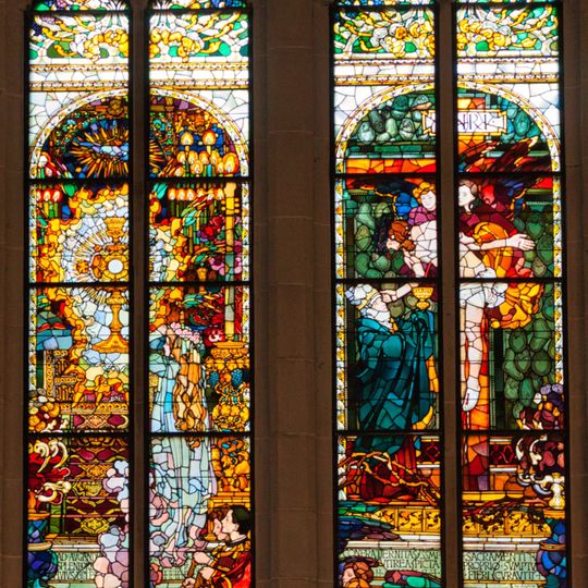 Eucharistiefenster von Józef Mehoffer