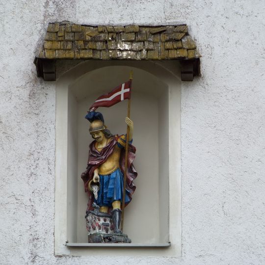 Hausfigur heiliger Florian,