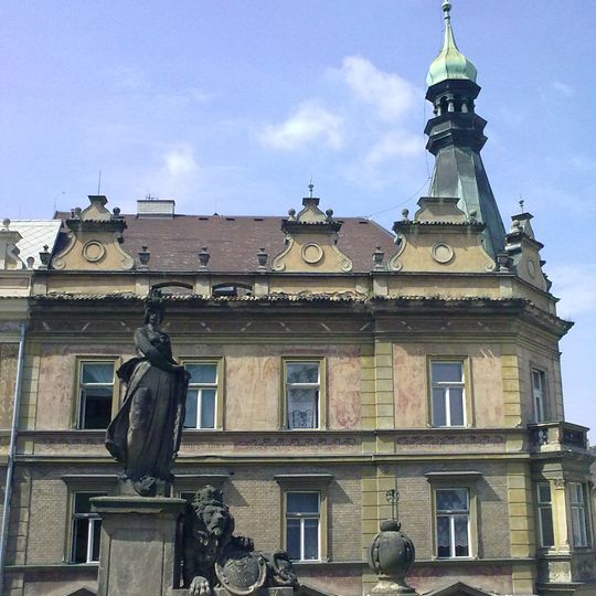 Statue of Čechie in Roudnice nad Labem