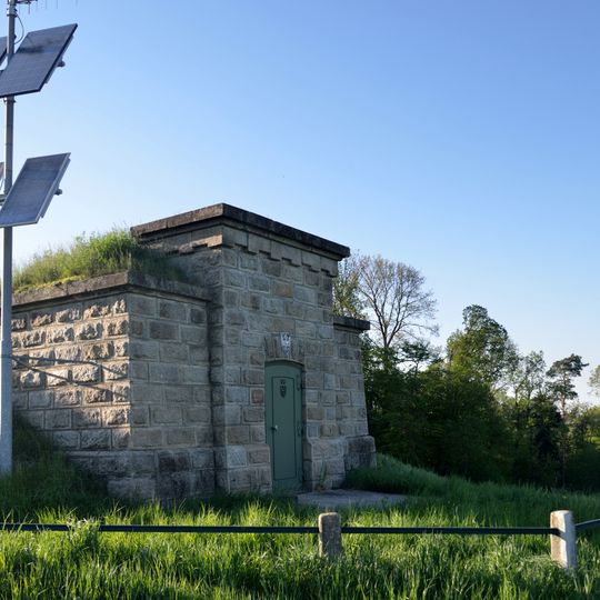 Kanalbrücke Grubholz, Einlaufkammer Laabenbachdüker