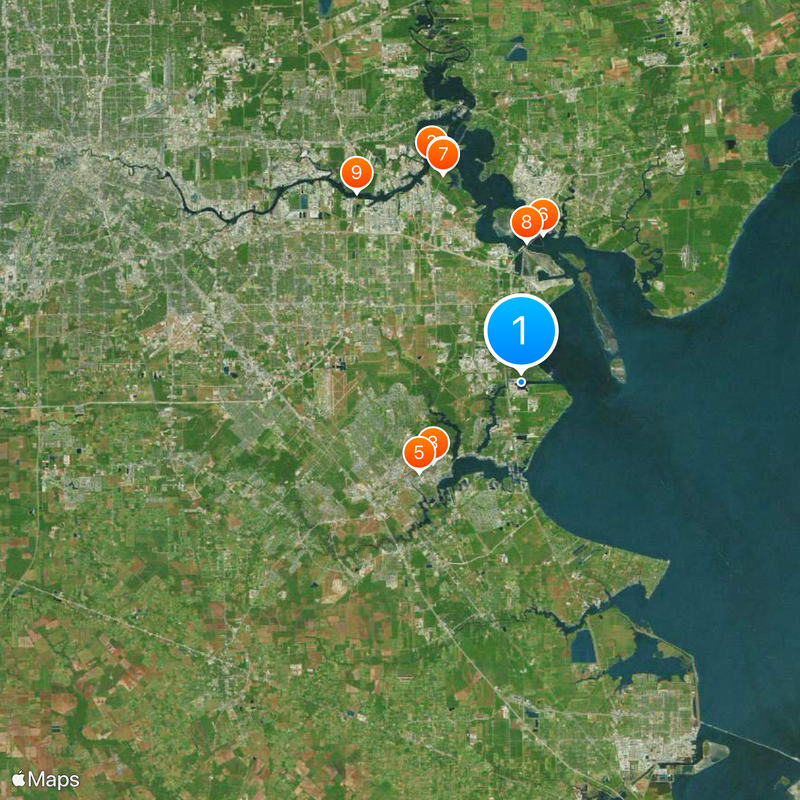 Port of Houston Mapa