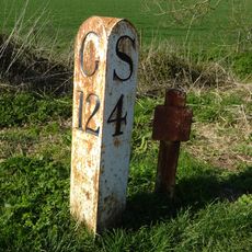Gloucester And Sharpness Canal Milepost At Ngr So 724 041