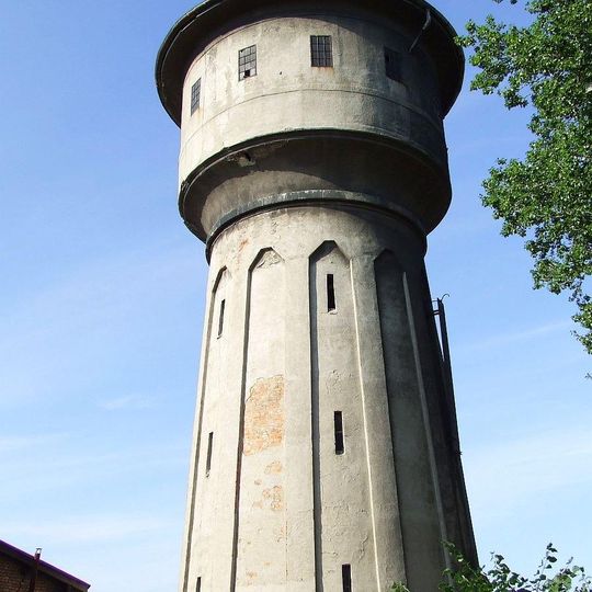 Wieża ciśnień w zespole warsztatów kolejowych w Gdańsku