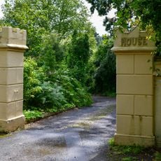 Gate Piers At Entrance To Rock House