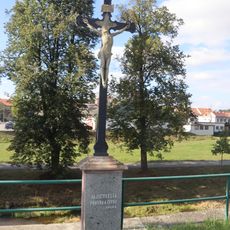 Kříž na ulici Mjr. Šandery v Náměšti nad Oslavou