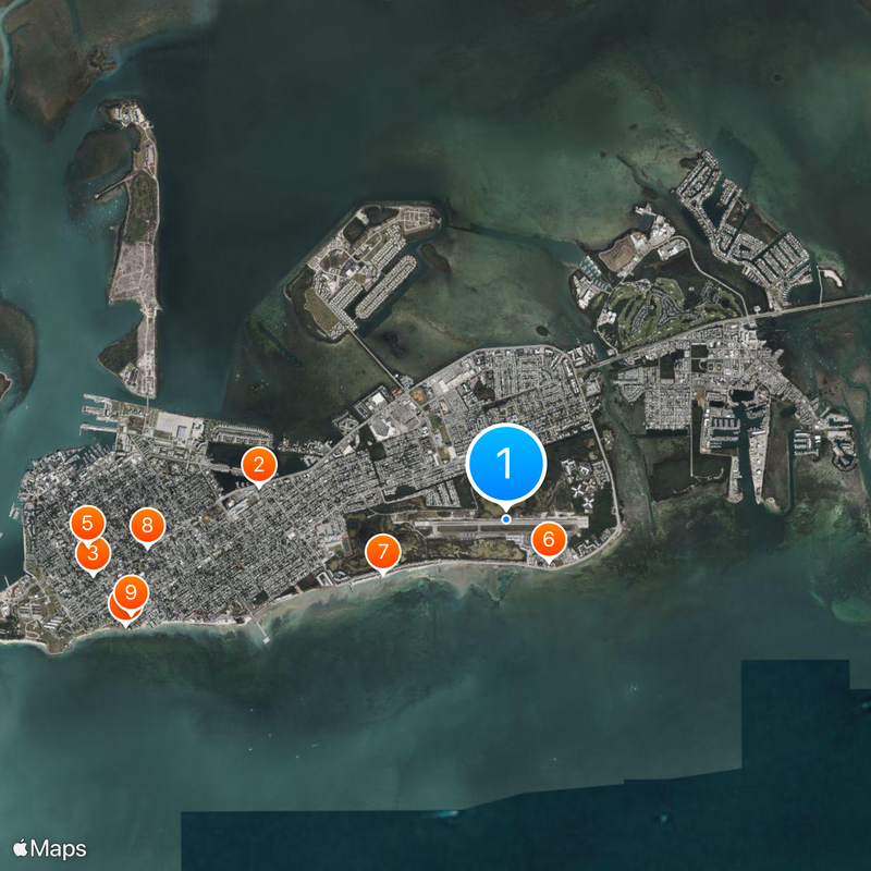 Key West International Airport Map
