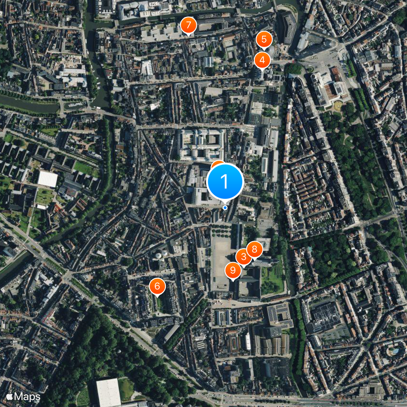 Ghent University Map