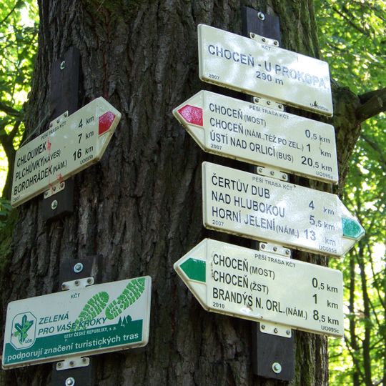 Rozcestník Choceň - U Prokopa