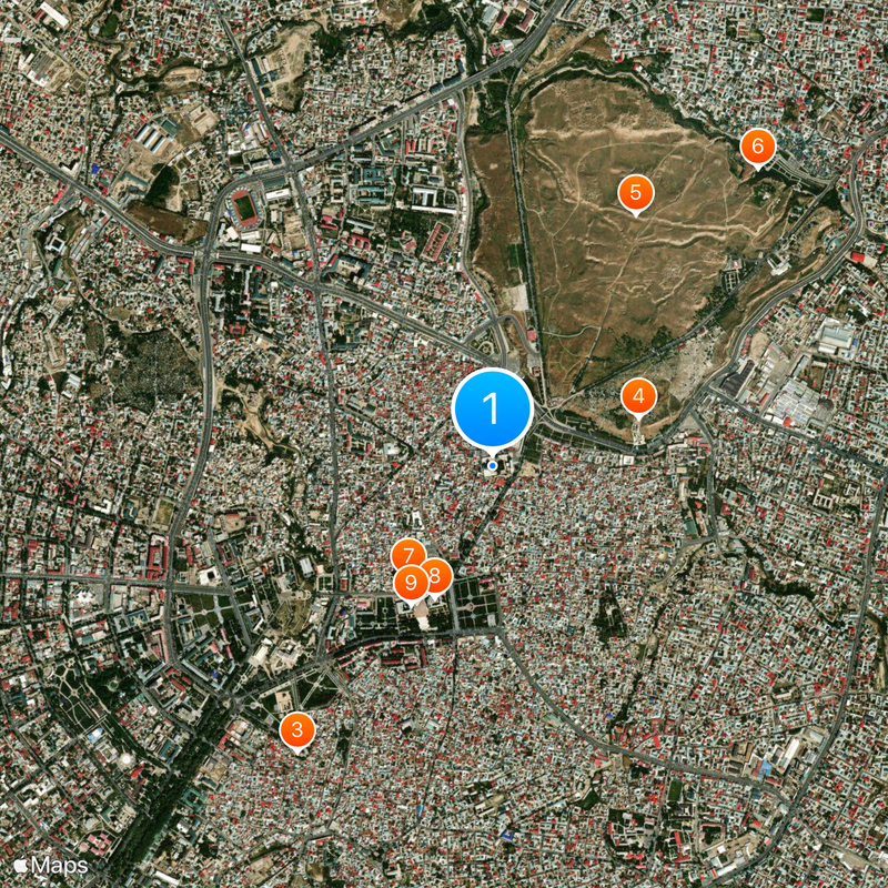 Bibi-Khanym Mosque Map