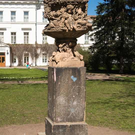 Garden vase at Saint Petersburg State Forestry Academy