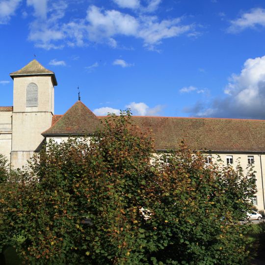Former premonstratensian abbey and abbey church
