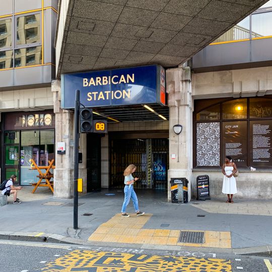 Barbican tube station