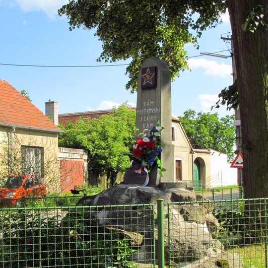 Památník obětem 1. a 2. sv. války v Radkovicích u Hrotovic