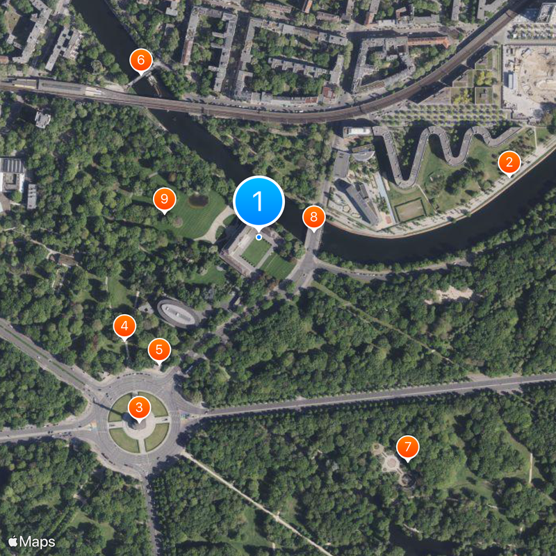 Château de Bellevue Carte