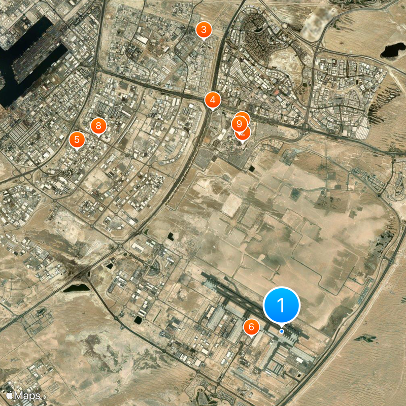 Al Maktoum International Airport Map