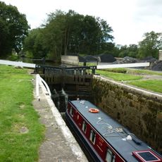 Leeds And Liverpool Canal Low Warehouse Bridge Number 171 And Integral Lock