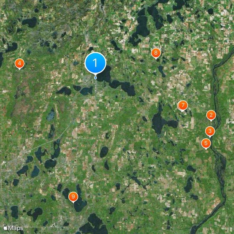 Forest Lake Map