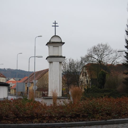 Boží muka u Horažďovic na kruhovém objezdu