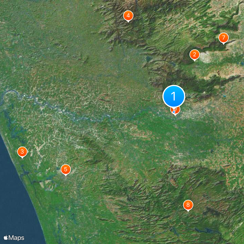 Palakkad district Map