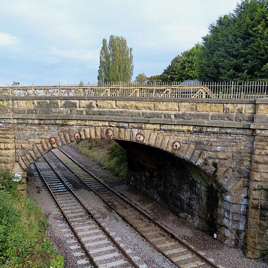 Railway Bridge At Kiveton Bridge Station