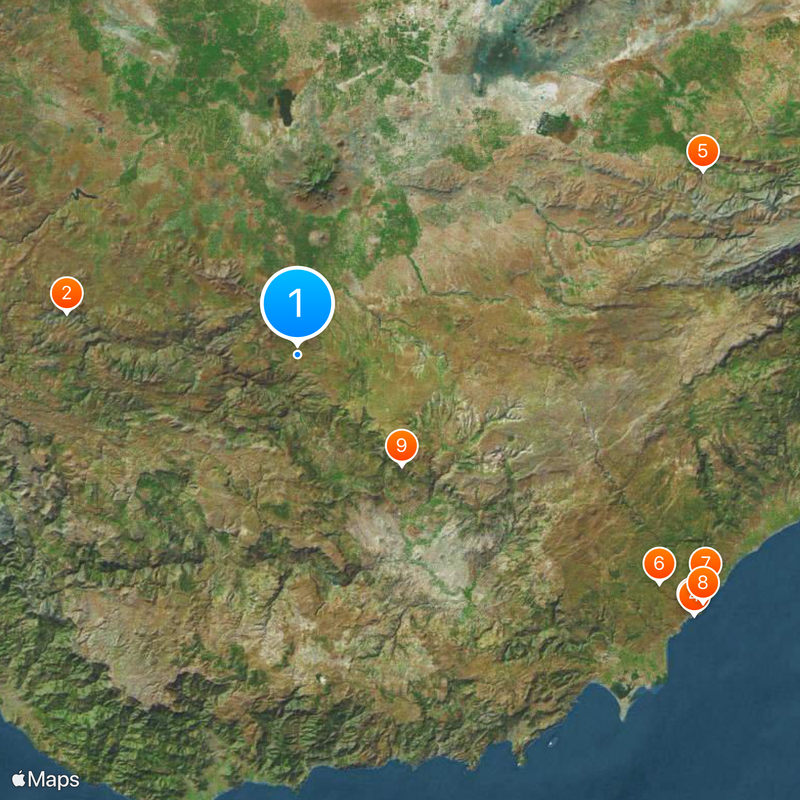 Provincia di Karaman Mappa