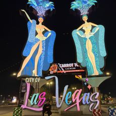 Las Vegas Showgirl Sign