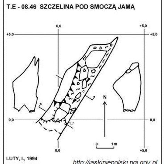 Szczelina pod Smoczą Jamą