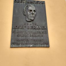 Pamětní deska Josefa Beránka Rožnov