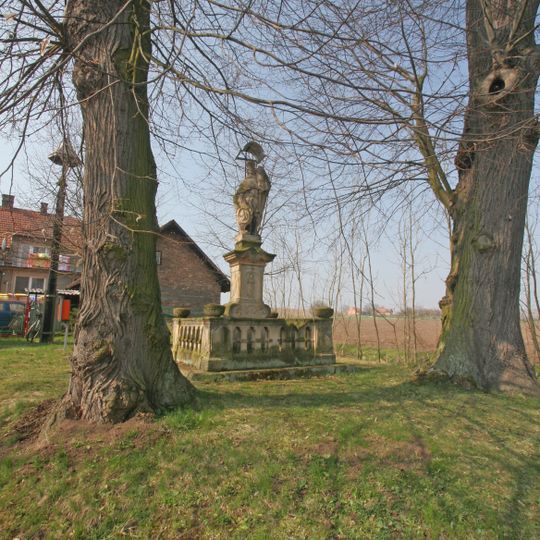 Sloup se sochou svatého Václava