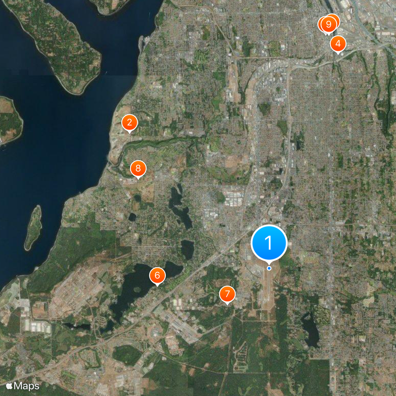 McChord Field Map