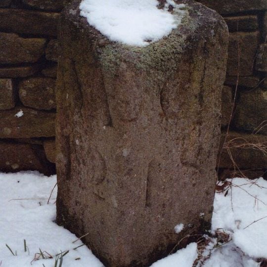 Milestone Circa 110 Metres South Of Greenfield Cottages